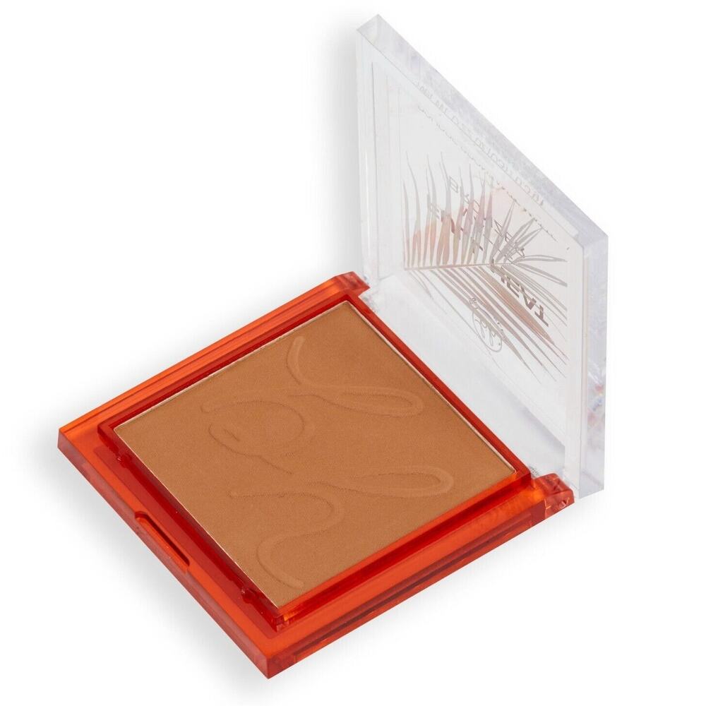 bh Matte Bronzer Full Heat Pressed Powder Compact in Tan Tuscany, 0.22 Oz